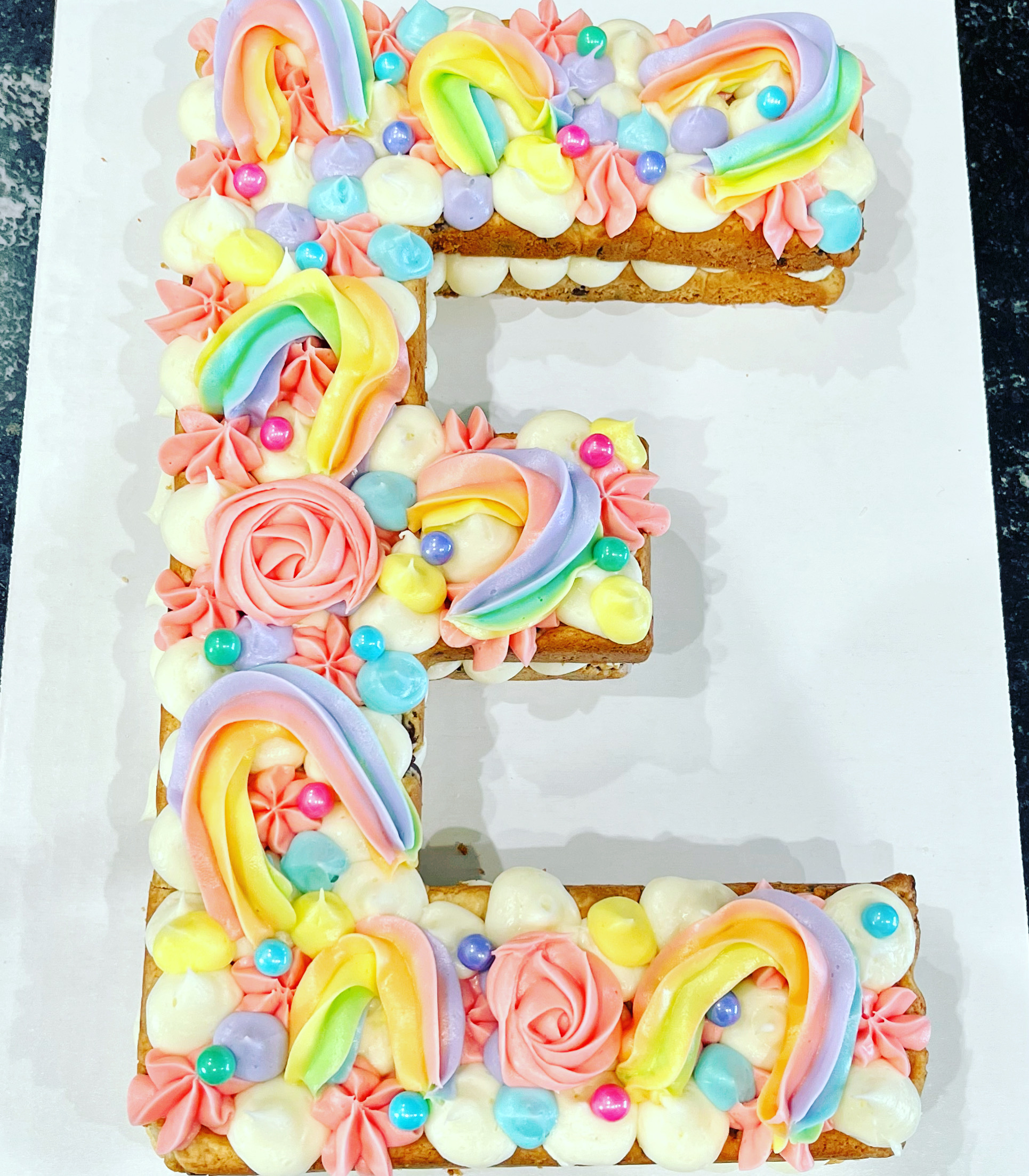 Cake | Cookie Cake | Number Cake | Cake lettering, Number birthday cakes,  Cake designs birthday