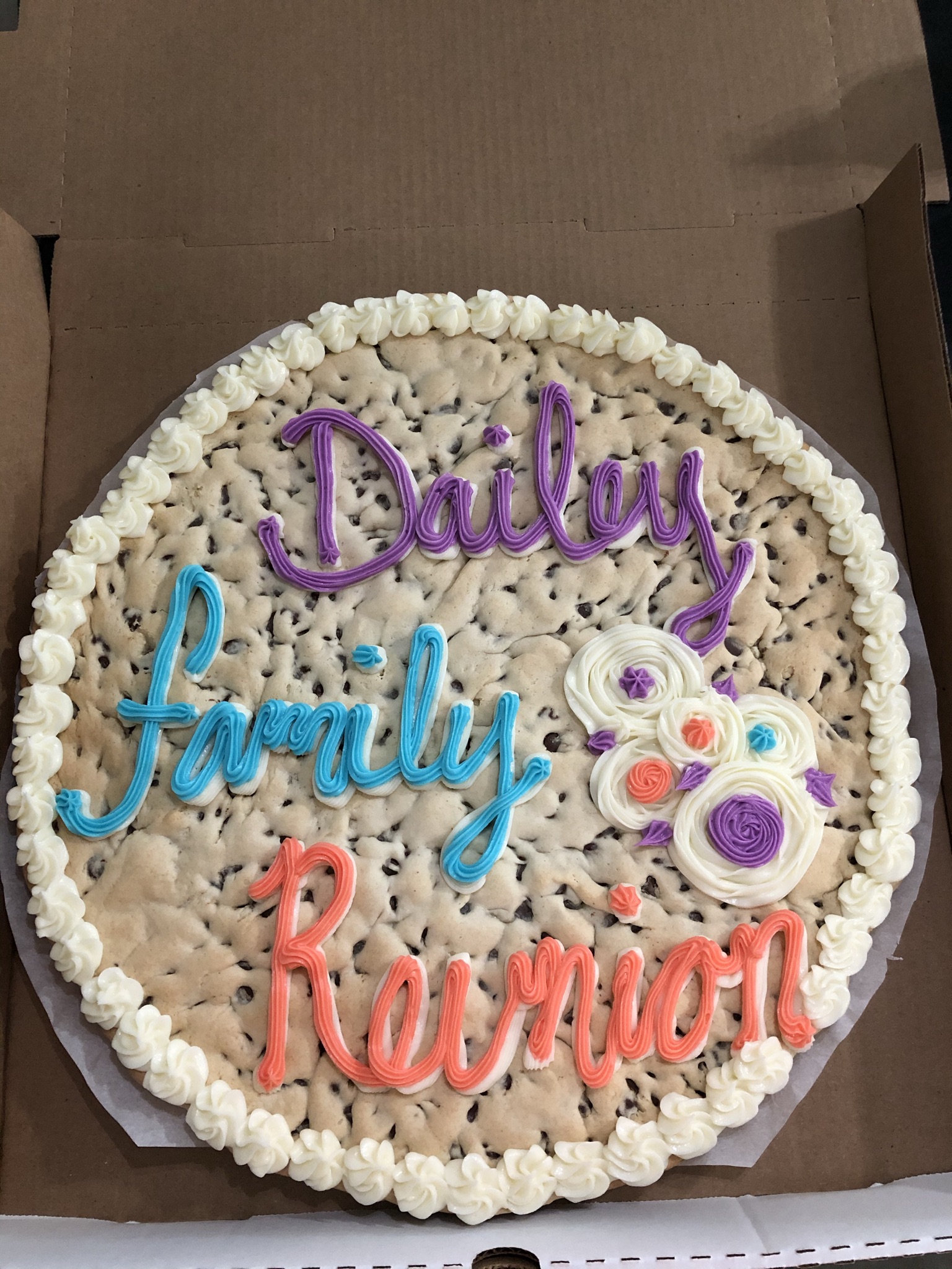 16″ Round Cookie Cake – CJ's Cookie Counter